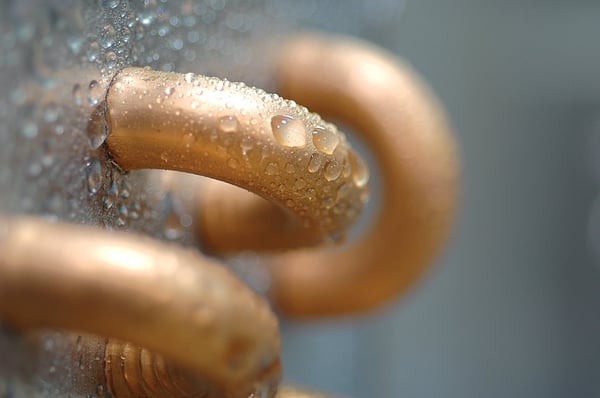 condinsation on copper pipes
