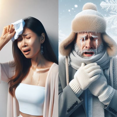 hot and cold