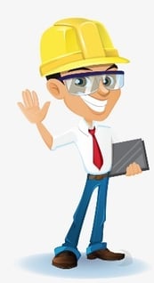 man with clipboard and hardhat